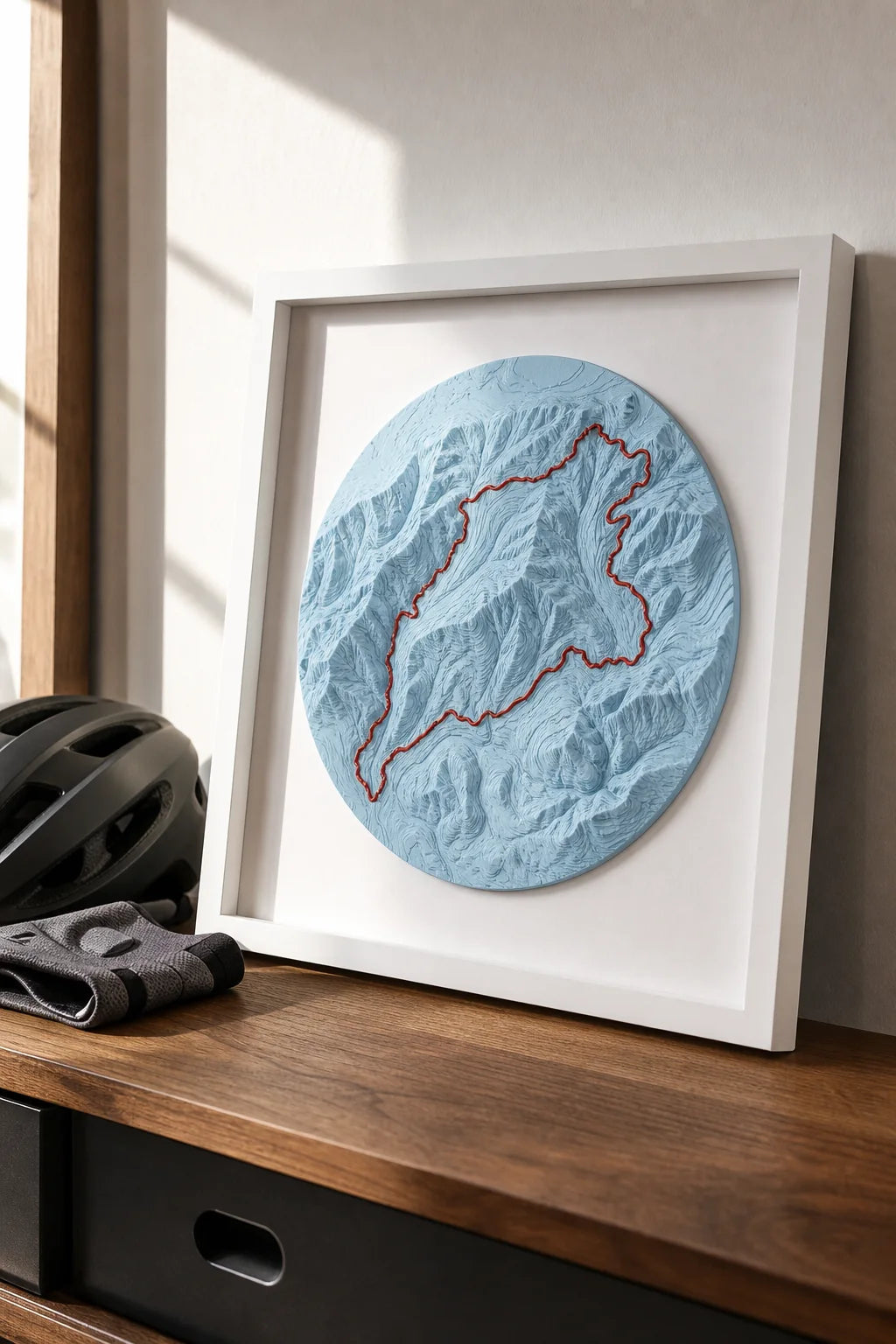 A road ride in light blue
