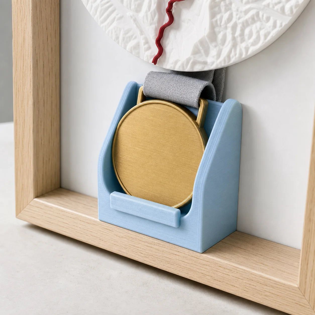 A dedicated place for the medal